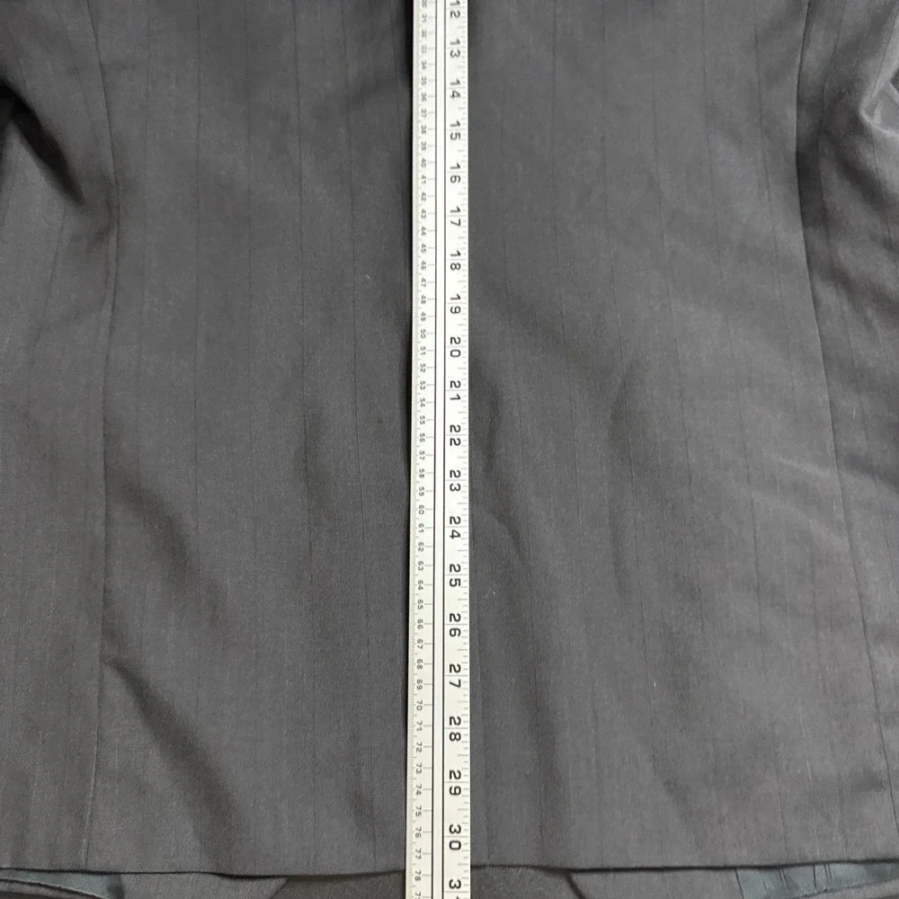 Vintage USA Christian Brooks‎ Men's 44L 36W Wool Pinstripe Two-Piece Suit